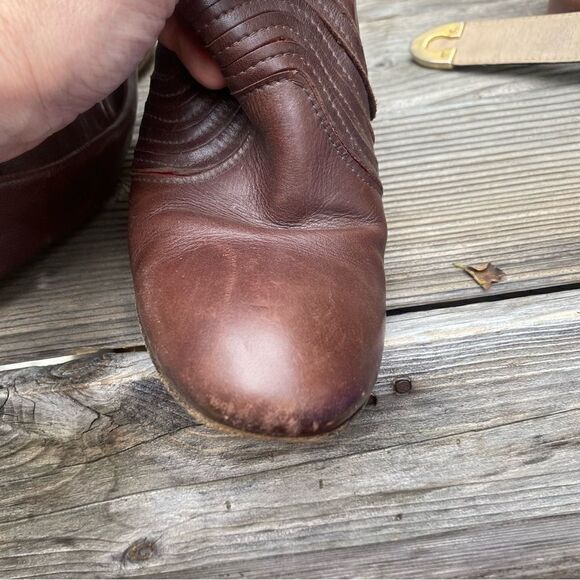 Miss sixty brown high leather boots size 37 - Picture 5 of 16